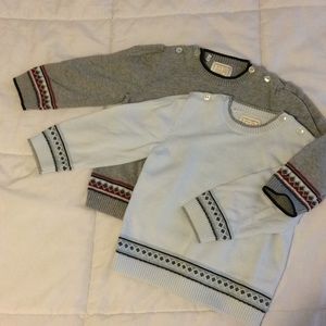 Bundle 2 children's sweaters 18m